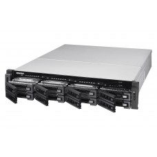  TS-EC880U-R2 Storage Qnap Rackmount  8 baias para discos SATA3 com portas 1/10 Gigabit Ethernet